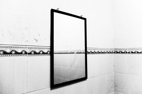 mirror black & white, contrast photography by Aji Susanto Anom