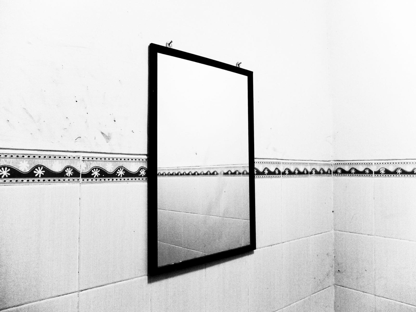 mirror black & white, contrast photography by Aji Susanto Anom