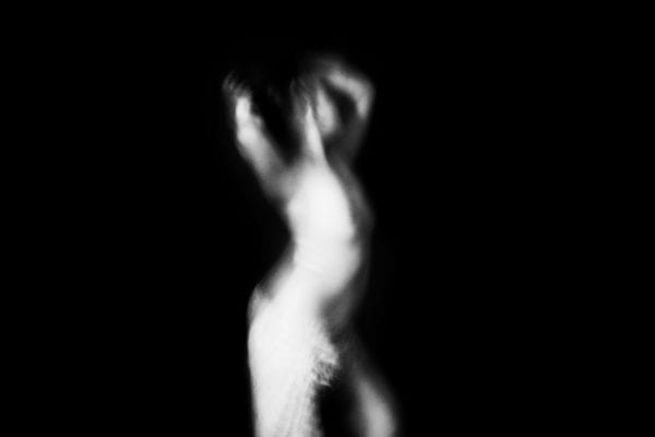 blurry and out of fucus body black & white, contrast photography by Aji Susanto Anom