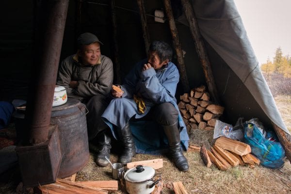 The Tsaatan people, Mongolia, photography series by Madoka Ikegami, reindeer herders