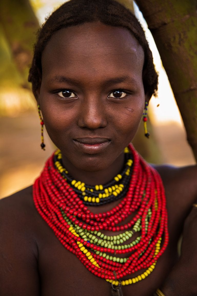 Ethiopian woman portrait photography in color by mihaela noroc, the atlas of beauty series