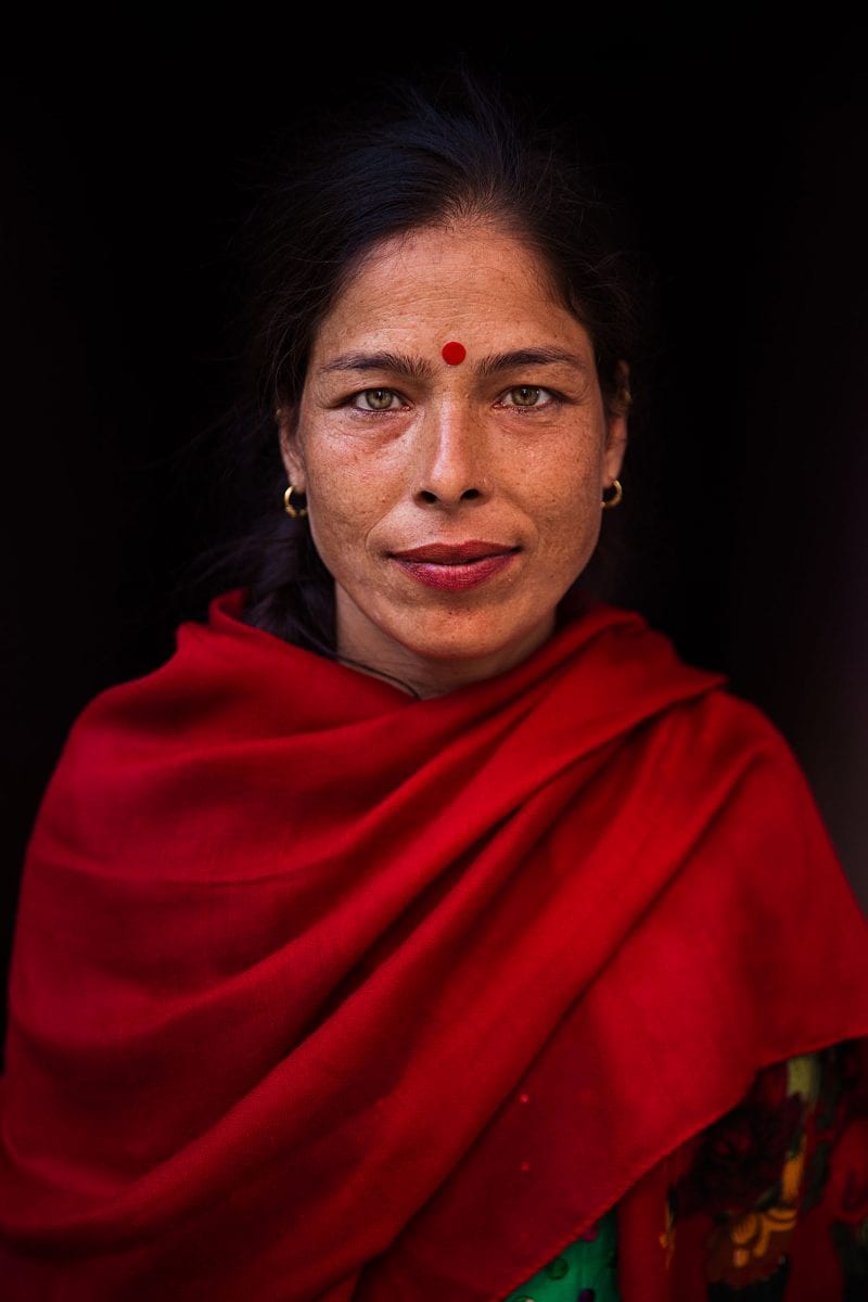 nepal woman portrait photography in color by mihaela noroc, the atlas of beauty series