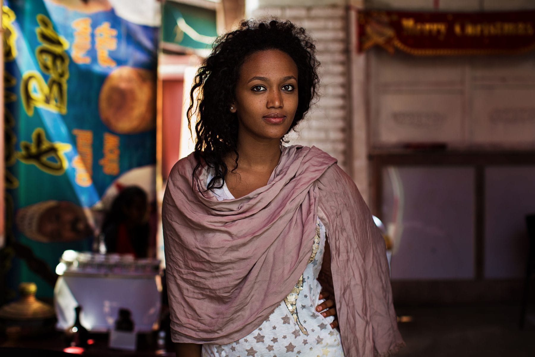 Ethiopian woman portrait photography in color by mihaela noroc, the atlas of beauty series