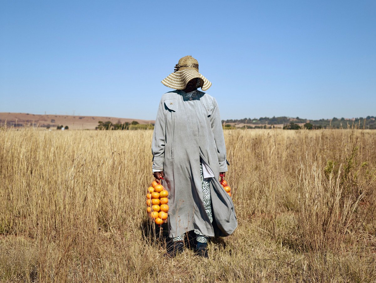 Color Photography Theresa Makwenya, Carletonville, from Pieter Hugo's Kin