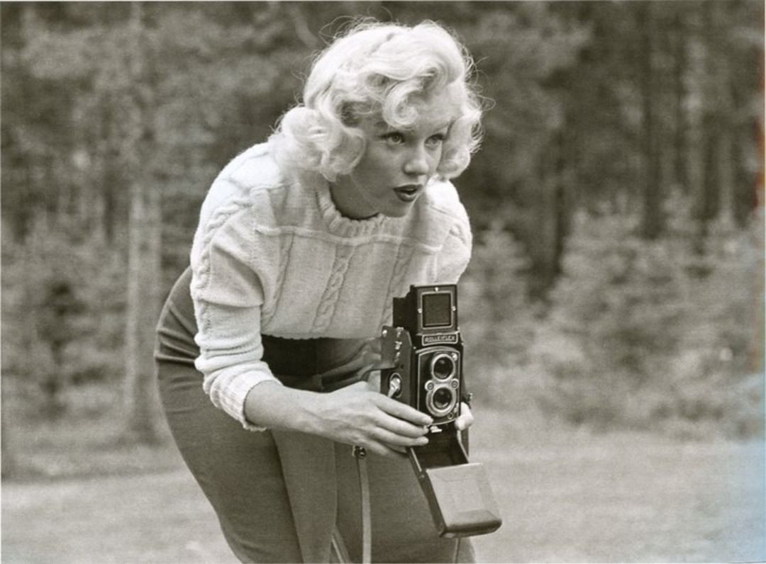 Marilyn Monroe Banff, Canada, 1953 Rolleiflex