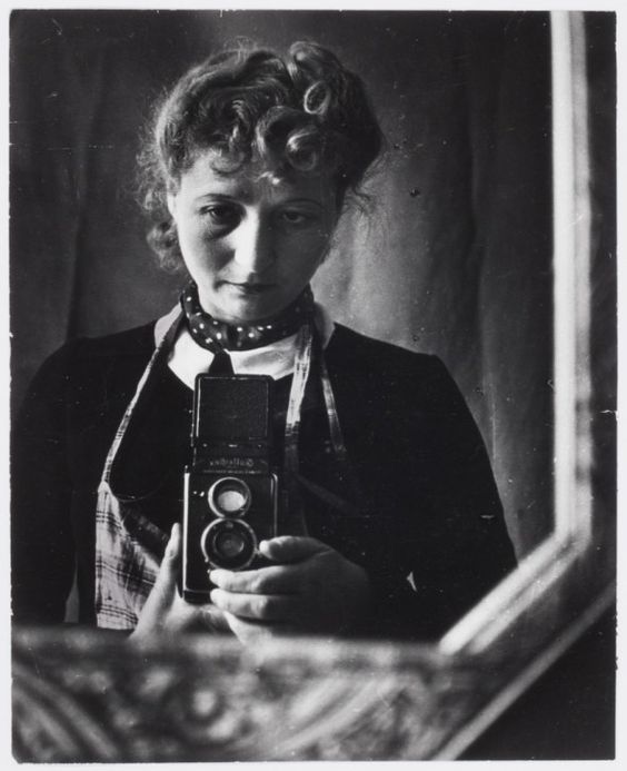 Self-portrait in mirror, Marseille, 1943 © Julia Pirotte