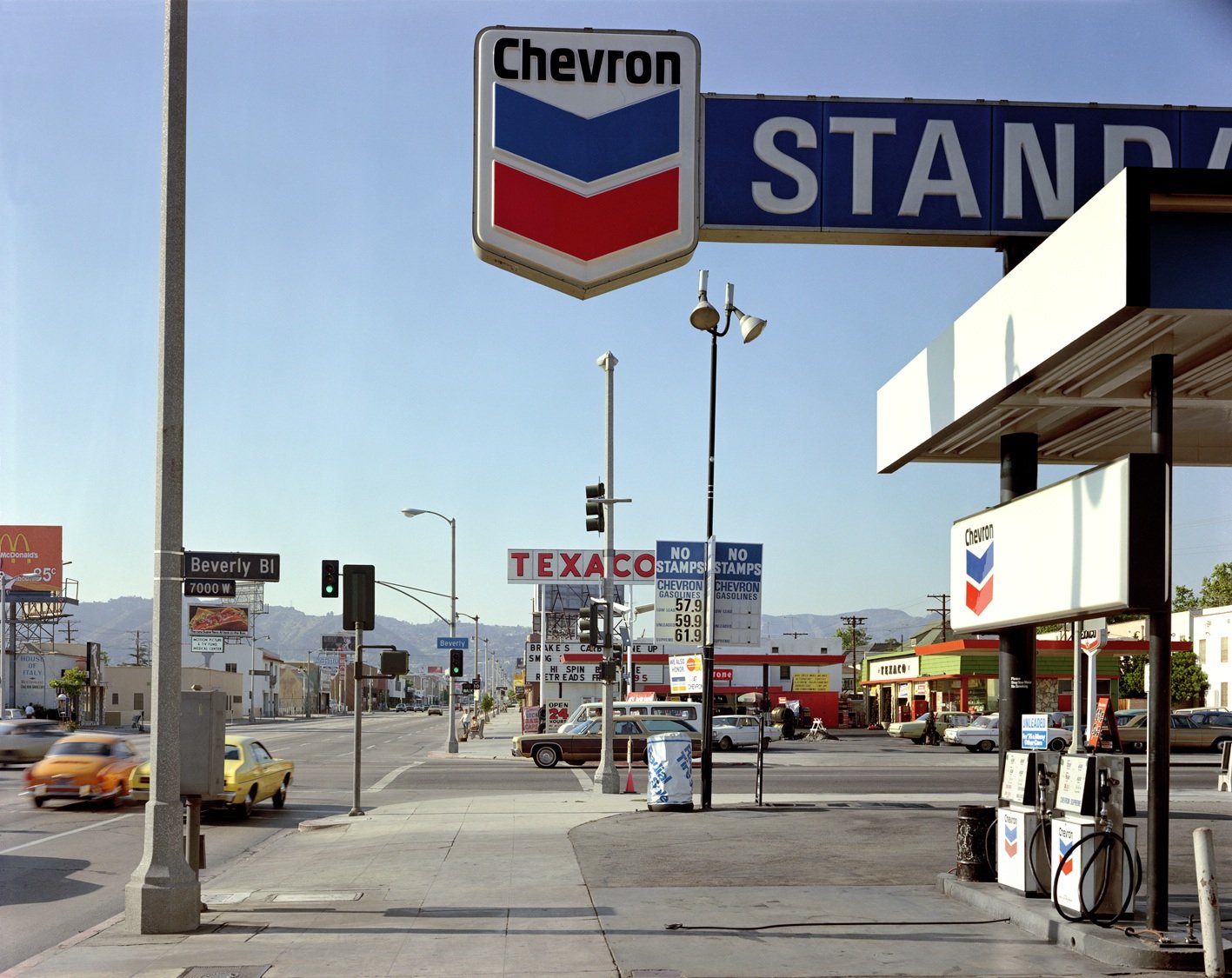 Beverly Boulevard and La Brea Avenue, Los Angeles, California, June 21, 1975 Stephen Shore