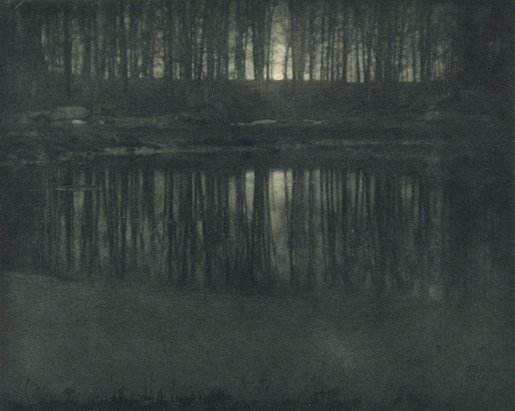 Moonlight: The Pond, 1904 © Edward Steichen History of Landscape Photography