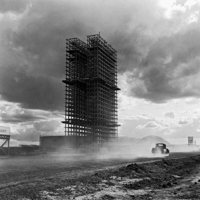 Black and white architectural photograph by Marcel Gautherot