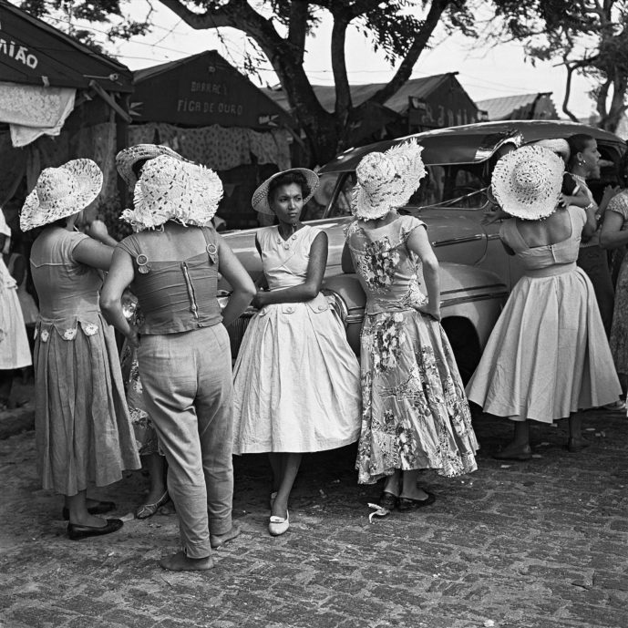 Black and white photograph of Brazilian women by Marcel Gautherot