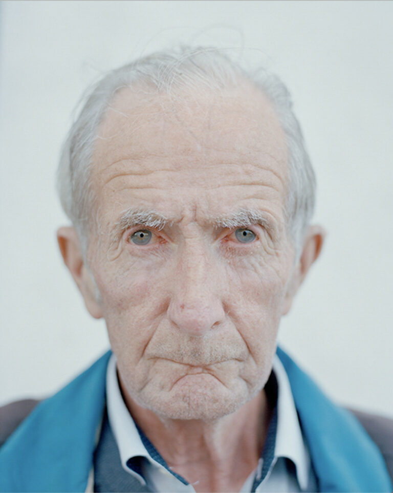 Color Film photography by Cian Oba-Smith, portrait elderly man, Ireland, Tory Island