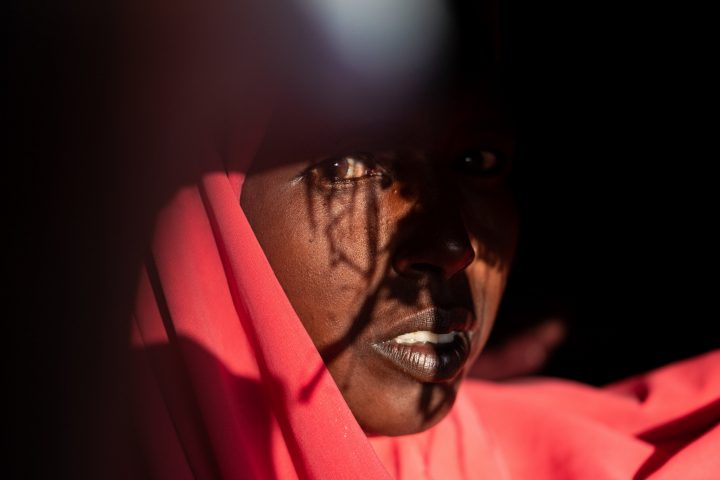 Portrait color photograph of a woman by Nichole Sobecki