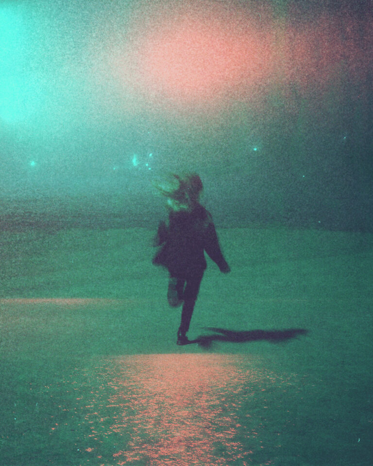 Color film photo by Tristan Hollingsworth, dreamy, running,