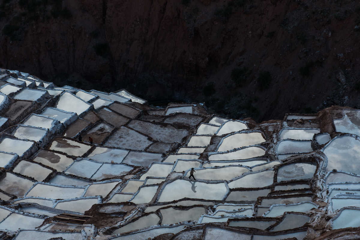 Color photo by Luis Fabini from the series Harvest. Landscape, Andes Mountains, Peru, Irrigation