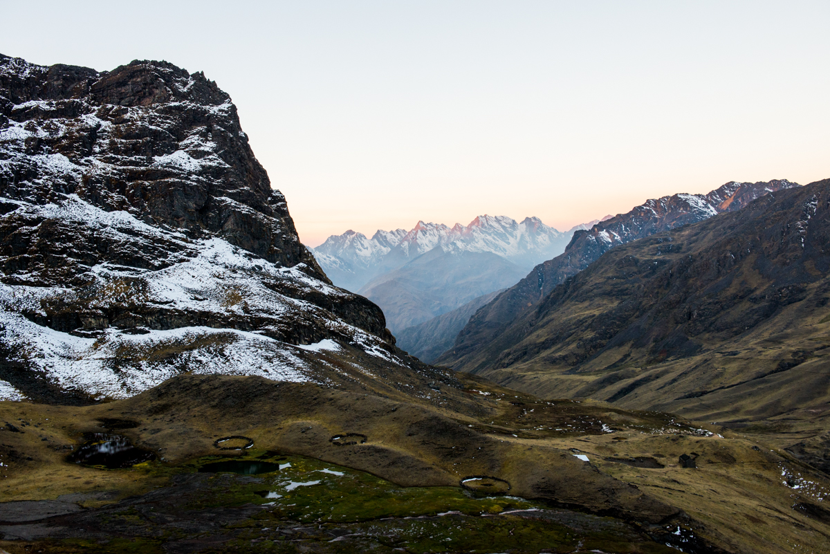 Color photo by Luis Fabini from the series Harvest. Landscape, Andes Mountains, Peru