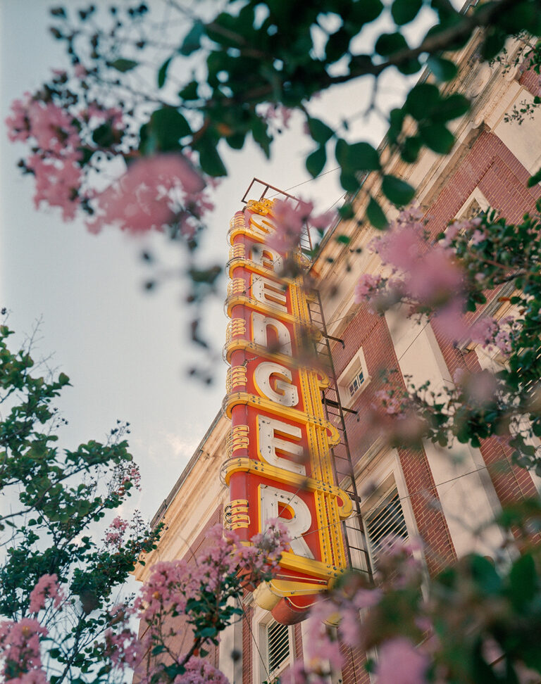 Color photo by Arnaud Montagard, sign. From the Road Not Taken