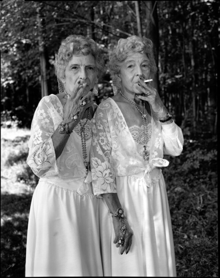 Black and white documentary photography by Mary Ellen Mark. elderly women smoking