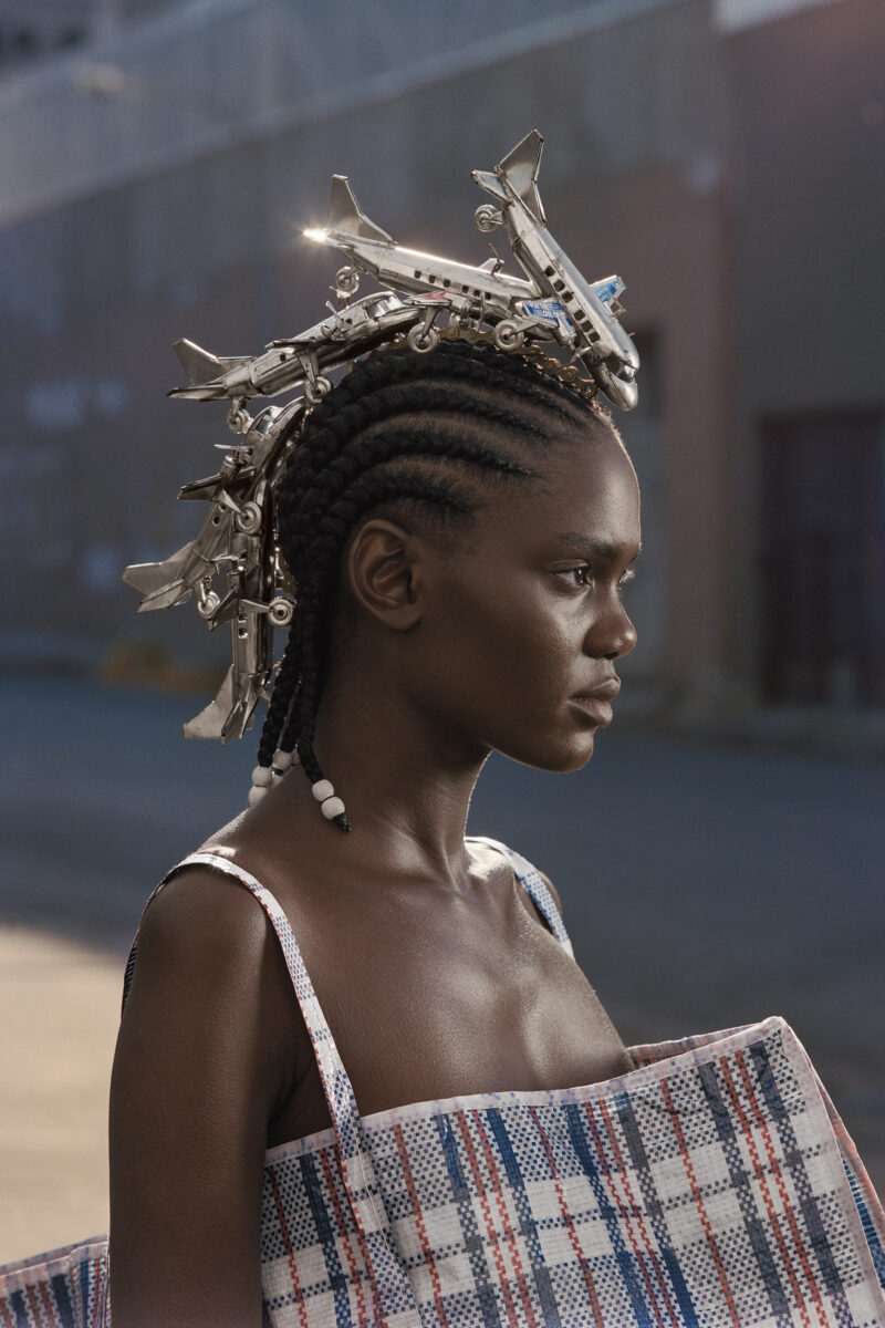 color fashion portrait of a woman by Justin Dingwall