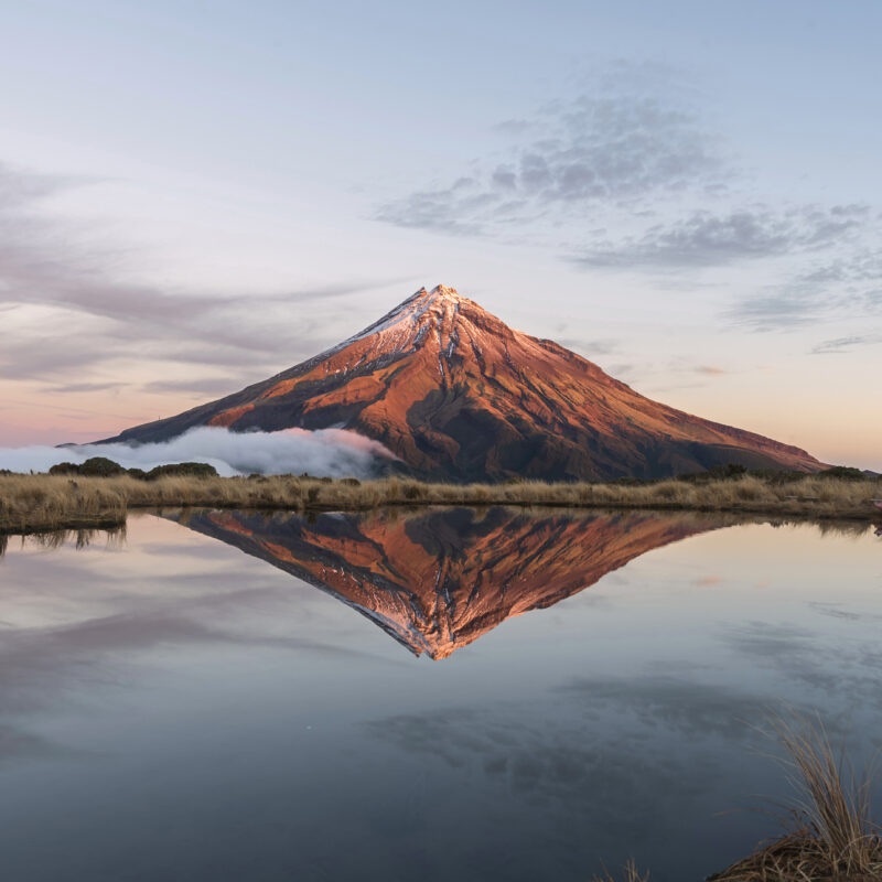 color landscape photography of Mt Taranaki, New Zealand by Yifeng Ding. 10 stunning landscape images