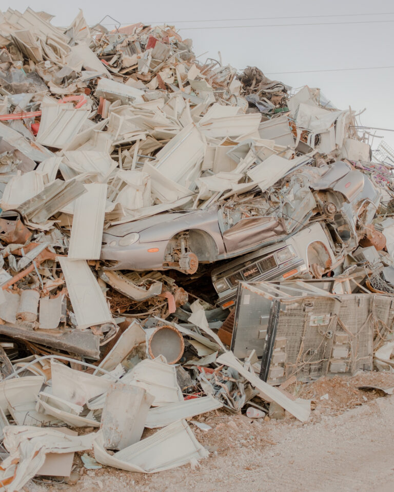 Color photography by Zoë Waldman, scrapyard