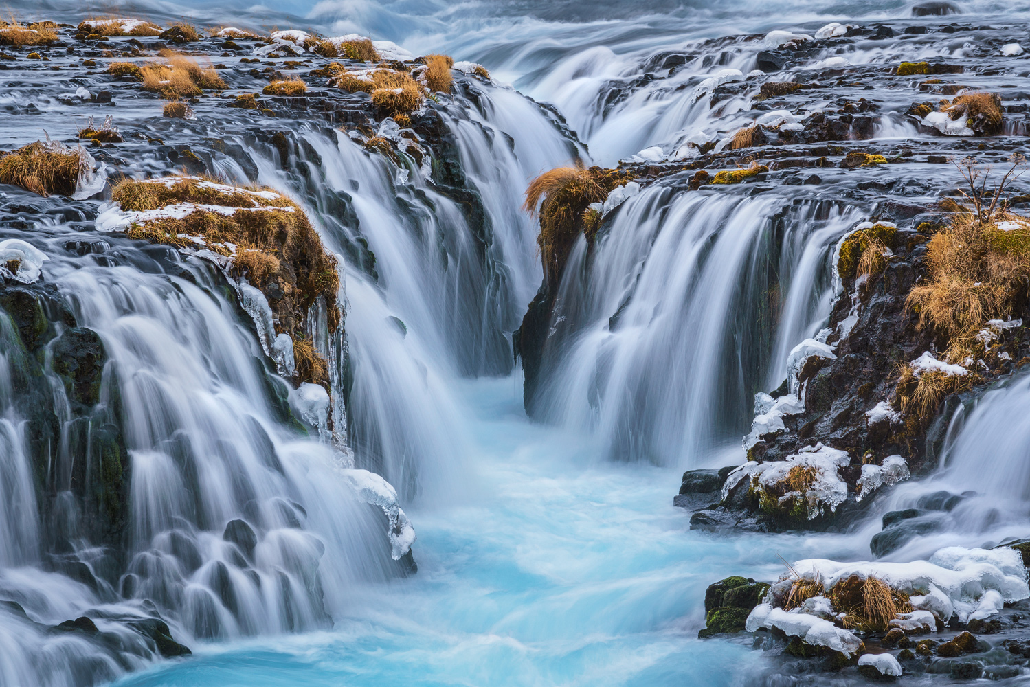 Landscape photography by Kai Hornung, waterfalls, Bruarfoss, Iceland