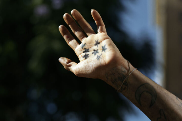 Gregory Halpern/Magnum Photos documentary photography, tattooed hand with stars