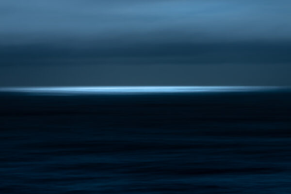 abstract color landscape photo of the sea and horizon by Lisa Shaw