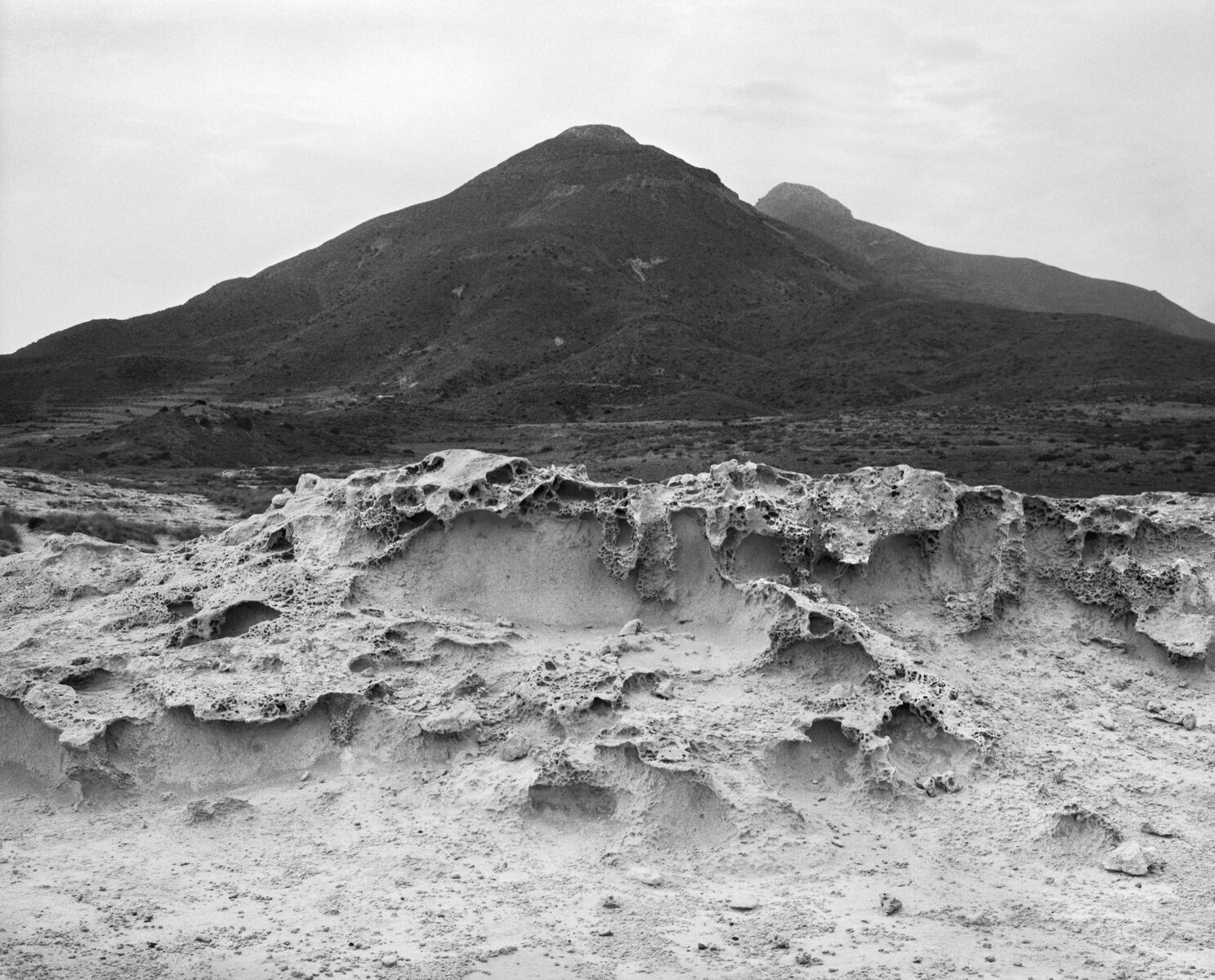 Color documentary photography by Vanessa Winship, volcanic landscape, Spain