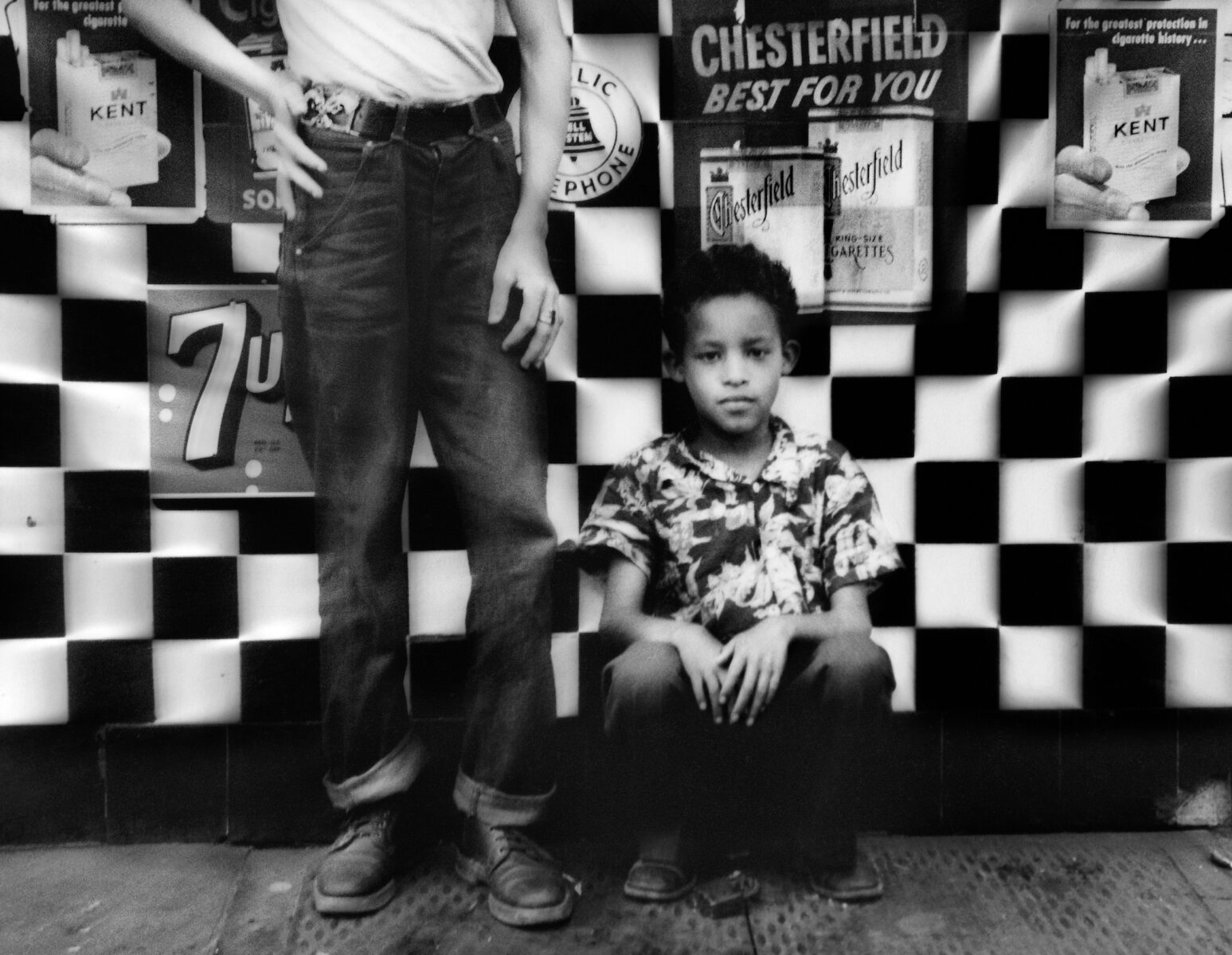 Black & white photography by William Klein, New York, 1955