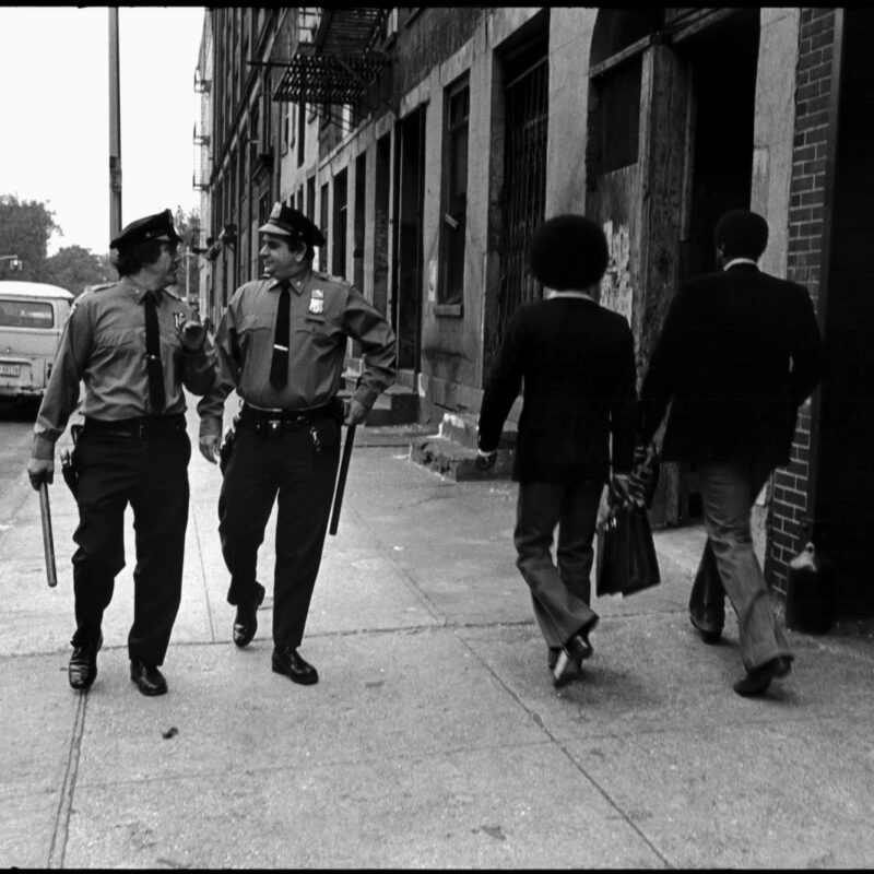 Cops walking the beat. Jill Freedman, street photography