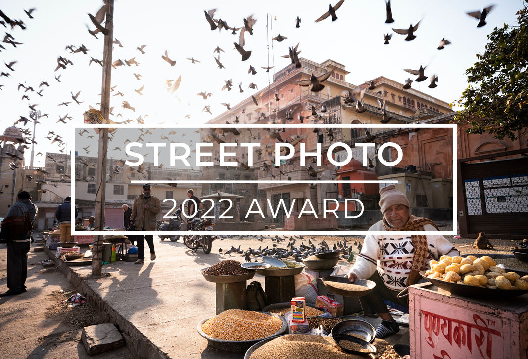 photo of a man with pigeons in Jaipur, India 2020