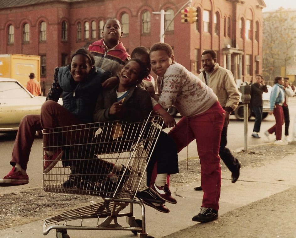 Street photography by Jamel Shabazz, portrait, children