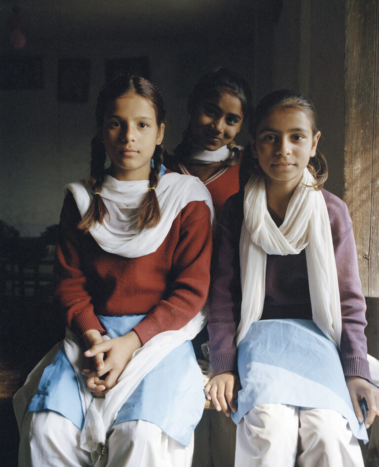 Portrait of schoolchildren by photographer, Vikram Kushwah