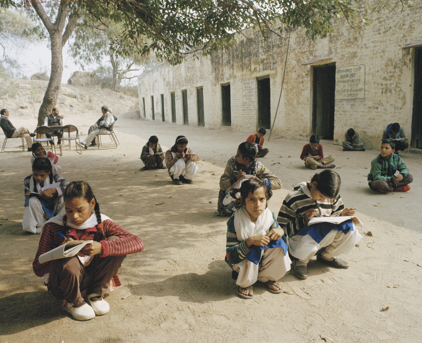 Photography by Vikram Kushwah, schoolchildren, India