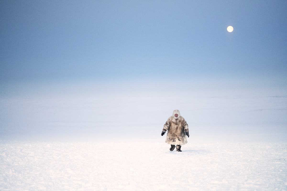 Color documentary photography by Nicola Ducati, Nenets child, Siberia