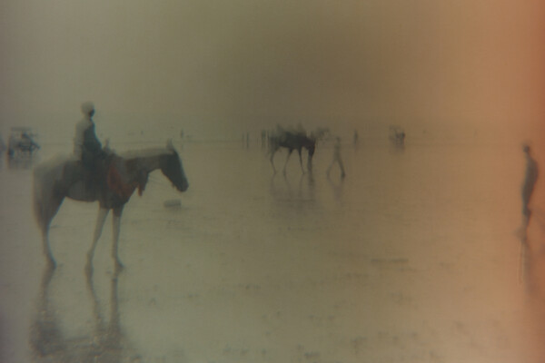 Color photography by Sean Lotman, people on horseback