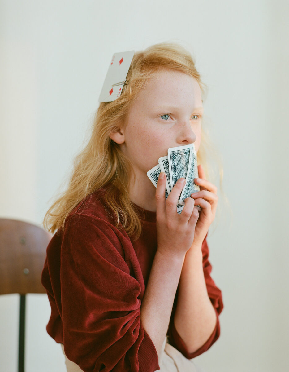 color portrait of a young girl by Alexandrena Parker