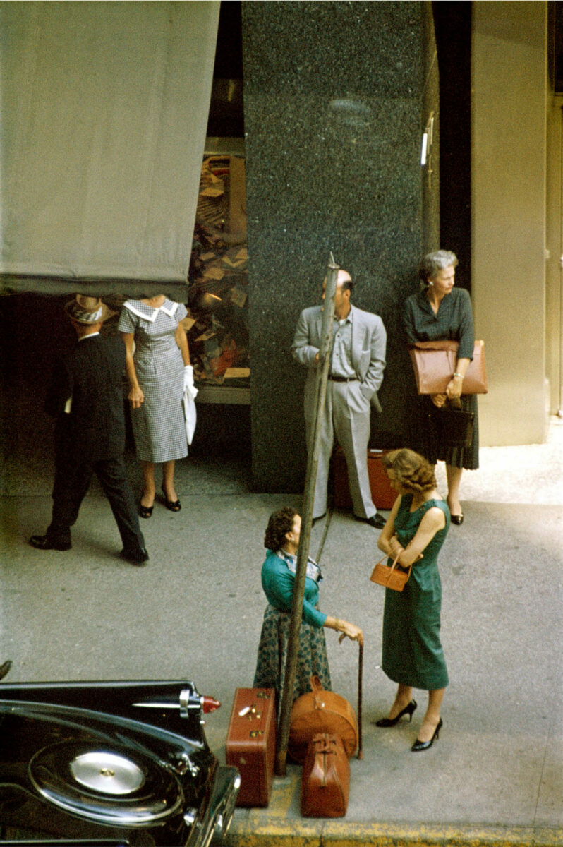 Saul Leiter street photography color, nyc,