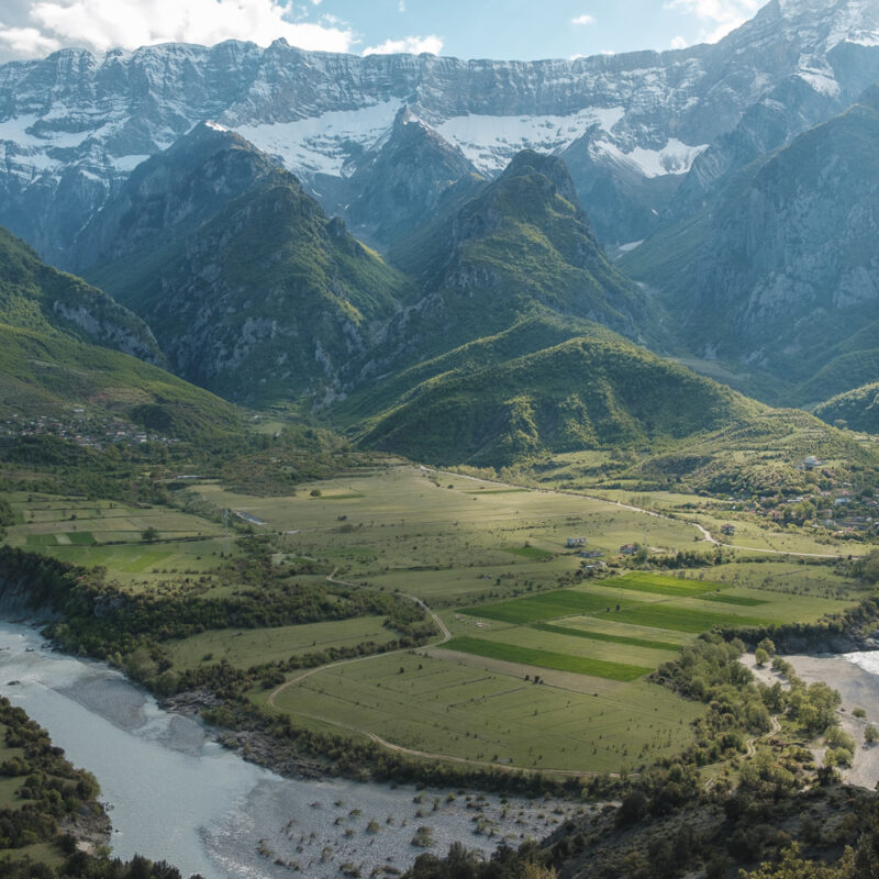 Landscape photography by Nick St. Oegger, Vjosa River, Albania