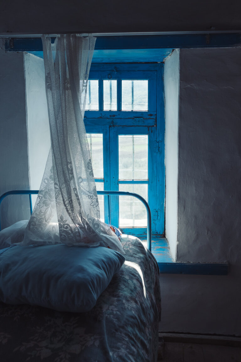 Documentary photography by Nick St. Oegger, abandoned house interior, Albania