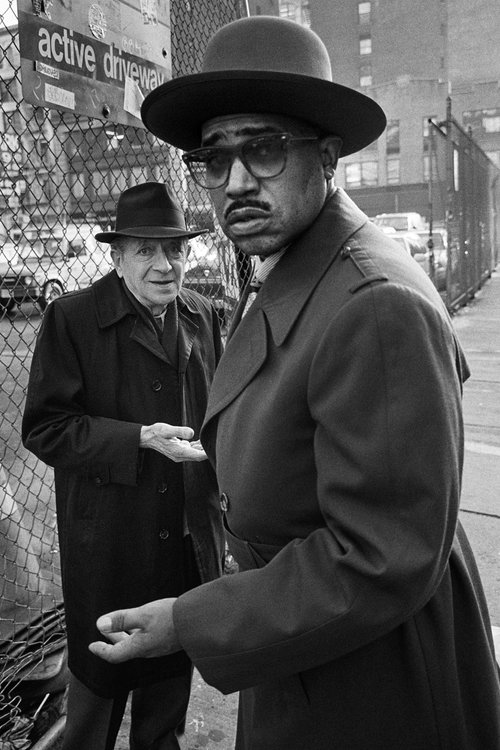 Black & white street photography by Richard Sandler, two men