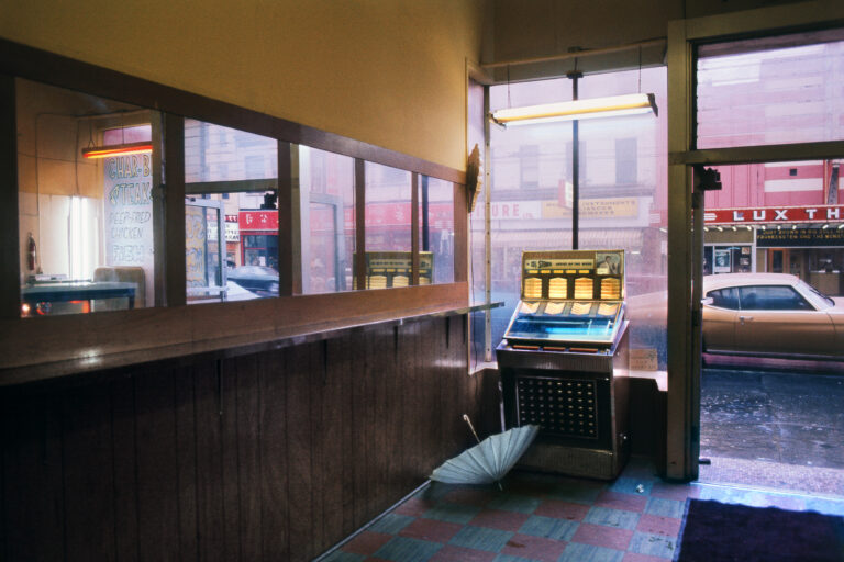 Color photography by Greg Girard, Jukebox, Vancouver