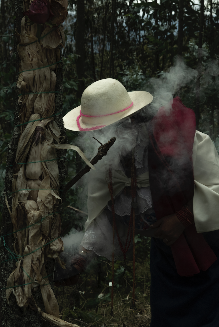 Photo of a ritual in Ecuador