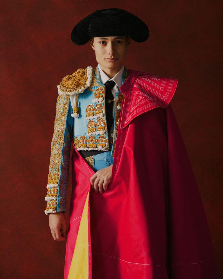 Portrait photography of a bullfighter by Owen Harvey