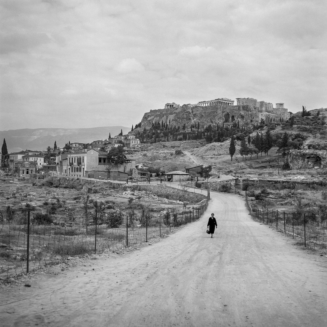 Black & white photography of Athens, Greece by Robert McCabe