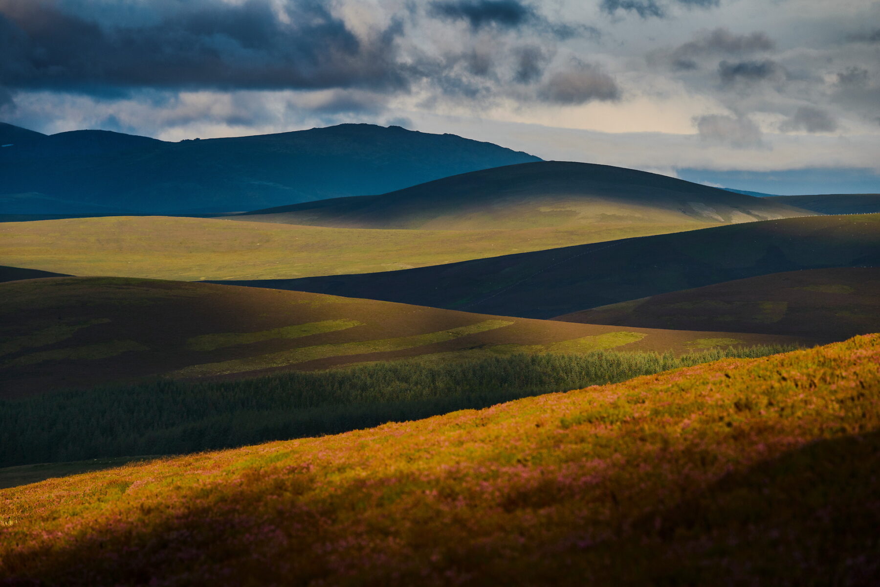 Landscape photography by Jim Richardson. Mountains in the Cairngorms National Park in Scotland.