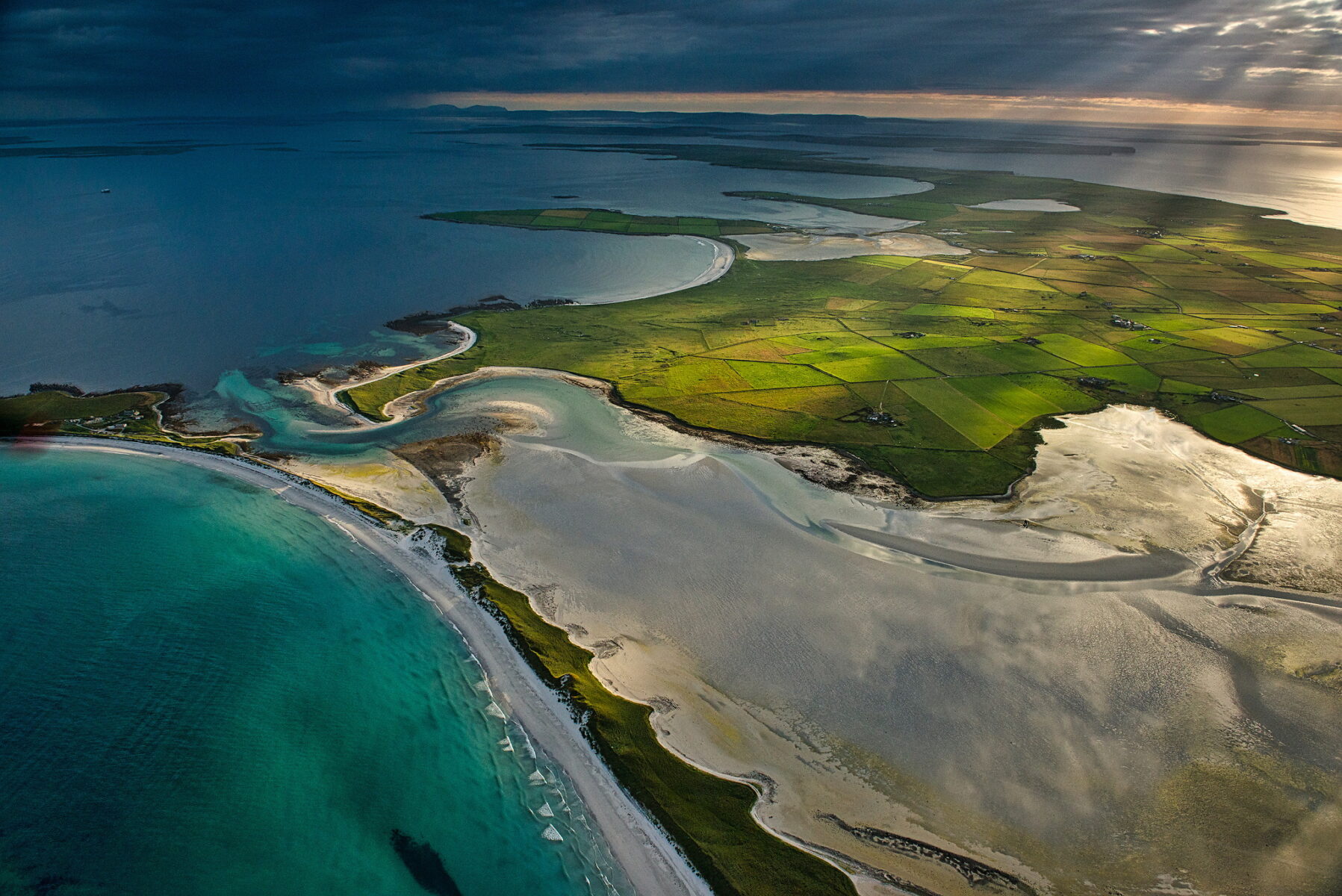 Aerial Landscape photography by Jim Richardson. Islands in Scotland