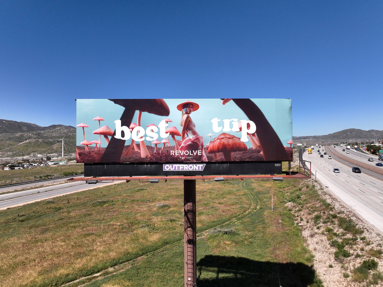 The world's first billboard with AI generated image