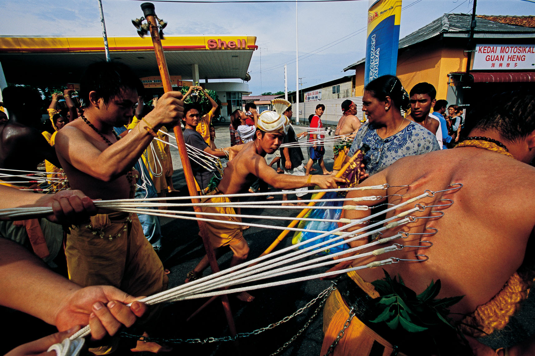 Photography by Michael Yamashita. Datak Chachar festival, Malaysia