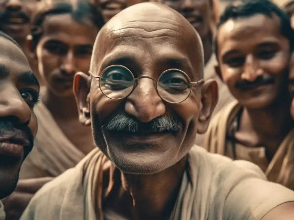 AI-generated Image of Mahatma Gandhi